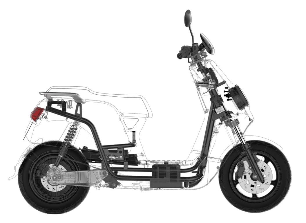 N1S NIU NIUWHEEL Scooter N1 NGT NQi-Series Electric Scooter Load Bearing 50kg CNC Hooks